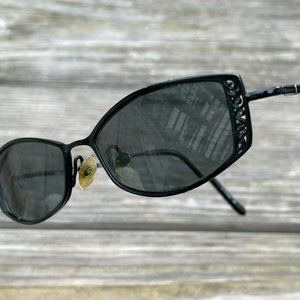 Lulu Guinness EyeglassesSunglasses Black Glasses 50[]17 Made in Italy read desc